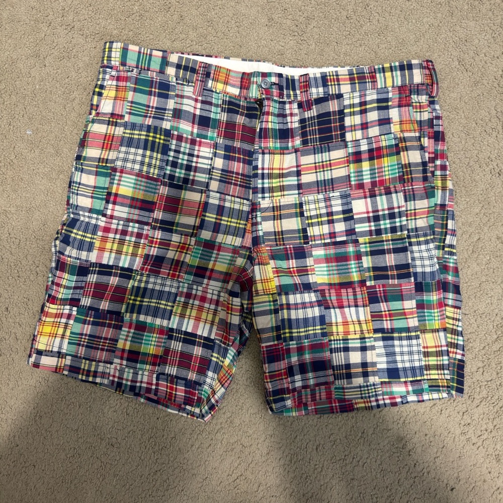 Polo Ralph Lauren Colorful Patchwork Plaid Shorts